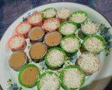 Foto langkah ke 7 dari resep Bolu kukus gula merah &bolkus gulmer keju mekar.