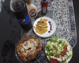 عکس مرحله 3 از دستور پیتزا (گوشت و قارچ)