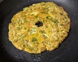 A picture of step 3 of થાલીપીઠ.(Thalipeeth Recipe in Gujarati).