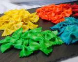 Rainbow spaghetti/pasta#familyfriendly recipe step 7 photo