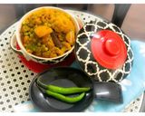 A picture of step 7 of Cauliflower Sabji/Aloo-Phulkopir Dalna: Typical Bengali Style (No Onion-Garlic).