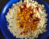 A picture of step 1 of Amiri idli.