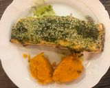 Foto del paso 4 de la receta: Salmón con albahaca y sésamo