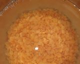 A picture of step 1 of Assamese bilahi boror tenga (Sour Curry with Red Lentil Fritter).