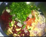 A picture of step 1 of Methi Beetroot Puri.