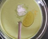 A picture of step 3 of Cheesy Spinach khandvi.