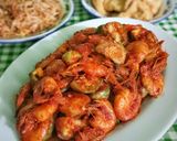 Foto langkah ke 4 dari resep Balado Terong Bulat & Udang.