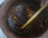 A picture of step 5 of Toddy shop style fish curry.