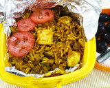 A picture of step 8 of Chhola paneer Pulao.
