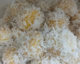 Gambar langkah 5 resipi Onde-Onde Labu Kuning.