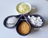 Hình bước làm 1 của món Chè cốm-đậu xanh