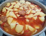 Foto del paso 5 de la receta: Guiso de mondongo con chorizo colorado