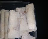 Foto langkah ke 3 dari resep Lumpia jagung karamel.