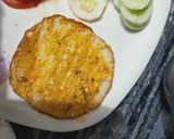 A picture of step 5 of Paneer burger.