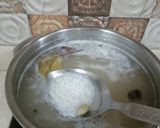 A picture of step 1 of Subj Soya Biryani.