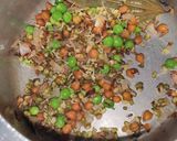 A picture of step 3 of Mixed Sprouts Healthy Pulao.