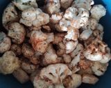 Sült karfiol patizonos lecsóval recept fázis 2 fotója