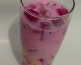 Foto langkah ke 5 dari resep Es Buah Naga Susu Yogurt.
