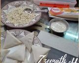 A picture of step 1 of Cheese Loaded Samosas.