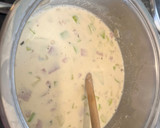 Rakott tejszínes szaftos sonkás tészta recept fázis 3 fotója