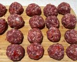 A picture of step 2 of Albondigas (Mexican Meatballs).