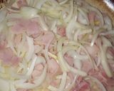 Foto del paso 3 de la receta: Fideos con jamón, cebolla, huevo
