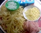 รูปขั้นตอนการทำที่ 2 ของ พาสต้าไก่สับมอสเซอร่ลาชีส
