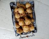 A picture of step 1 of Yam balls.