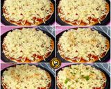 A picture of step 4 of Cheese Burst Veggies And Chicken Pizza From Scratch.