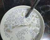 Hình bước làm 4 của món Sương sáo hạt é nước cốt dừa
