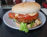 A picture of step 5 of My lovely Cod in batter burger bun with tangy seafood sauce 😘.