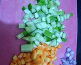 Foto langkah ke 1 dari resep Acar Wortel Mentimun Mentah.