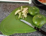 Foto del paso 4 de la receta: Verduras arcoíris con medallones de calabaza y plaquetitas de pollo