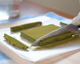 A picture of step 17 of No-Bake! Matcha Chocolate Cheesecake.