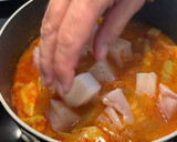Foto del paso 4 de la receta: Pasta, pescado, su caldo y alcachofa