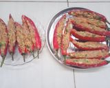 Foto langkah ke 5 dari resep Gochu Twigim (Cabe Isi Ayam ala Korea).