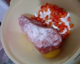 Foto del paso 2 de la receta: Hamburguesas de pollo y zapallito