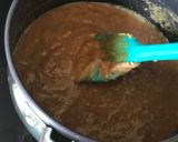 A picture of step 1 of Caramel peanut and coconut butter squares.