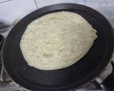 A picture of step 3 of Rotli tortilla for any kind of wraps.