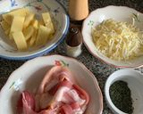 Foto del paso 1 de la receta: Pechuga de pollo con tocino 🥓 y queso 🧀