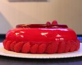 Une image de l'étape 9 de Le vanille / framboise.