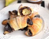 Nutellás, banános croissant recept fázis 4 fotója