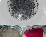 Foto langkah ke 1 dari resep Es Buah Naga + Nata de Aloe Vera.