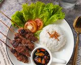 Foto langkah ke 7 dari resep Sate Buntel Daging Kambing dg Sambal Kecap Ala Diyos #568.
