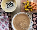 รูปขั้นตอนการทำที่ 3 ของ สภาพขนมข้าวโอ๊ด🎃🍞ใบชาธัญพืช ผิดสูตร (เขาให้อบเราก็นึกว่านึ่ง ก็ยังไม่มีเตาอบ😅)
