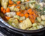 A picture of step 1 of Pork Shank with Vegetables.