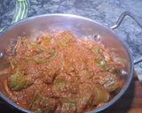 A picture of step 5 of Snake gourd sabji.