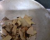 A picture of step 1 of Fanas fry.