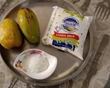 मैंगो शेक (Mango shake recipe in Hindi) रेसिपी चरण 1 फोटो