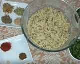 A picture of step 2 of Healthy Palak Moong dal pakoda chaat.